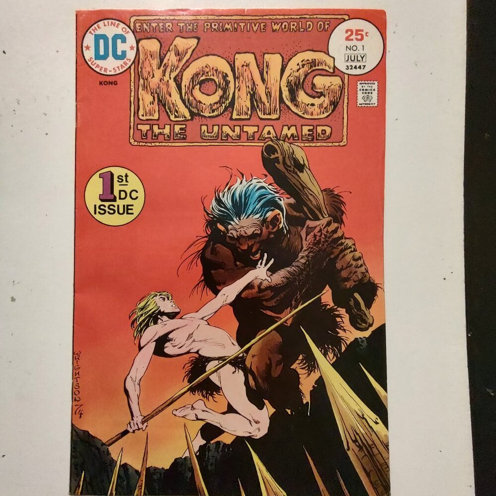 KONG THE UNTAMED # 1 Cover by Bernie Wrightson Written by Jack Oleck (A)